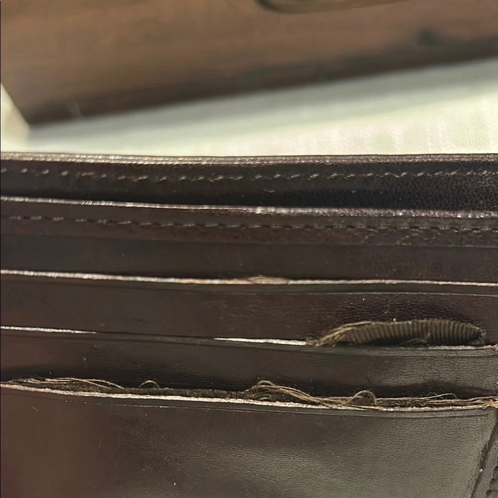 Vera Pelle Genuine Leather Wallet - Brown